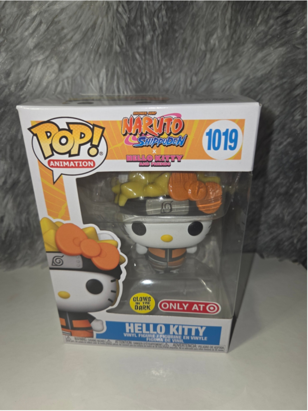 Funko Pop! HELLO Kitty Naruto #1019 Glow in Dark figure